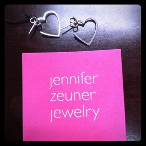 Jennifer Zeuner heart hoop earrings